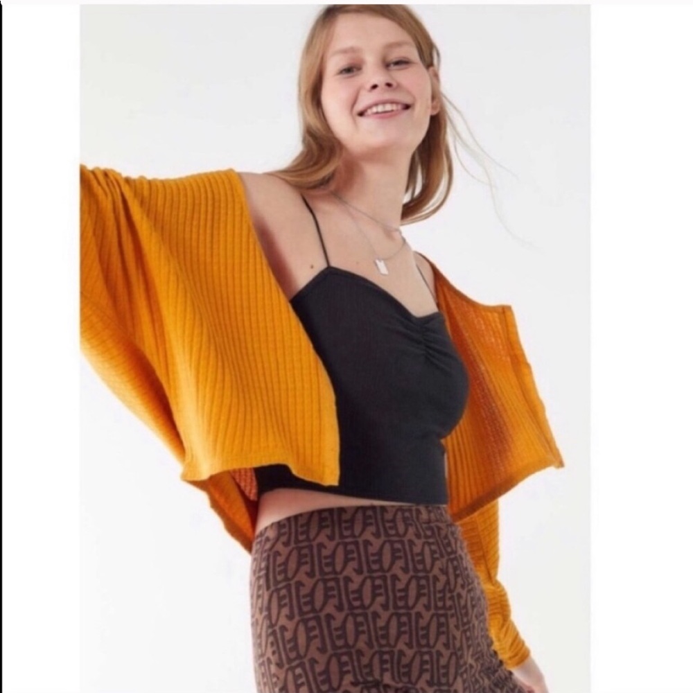 URBAN OUTFITTERS Blithe pointelle cropped cardigan - Picture 5 of 15